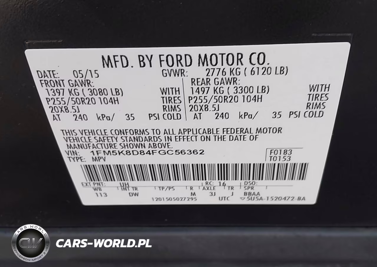 2015 Ford Explorer Xlt VIN:1FM5K8D84FGC56362 - 9