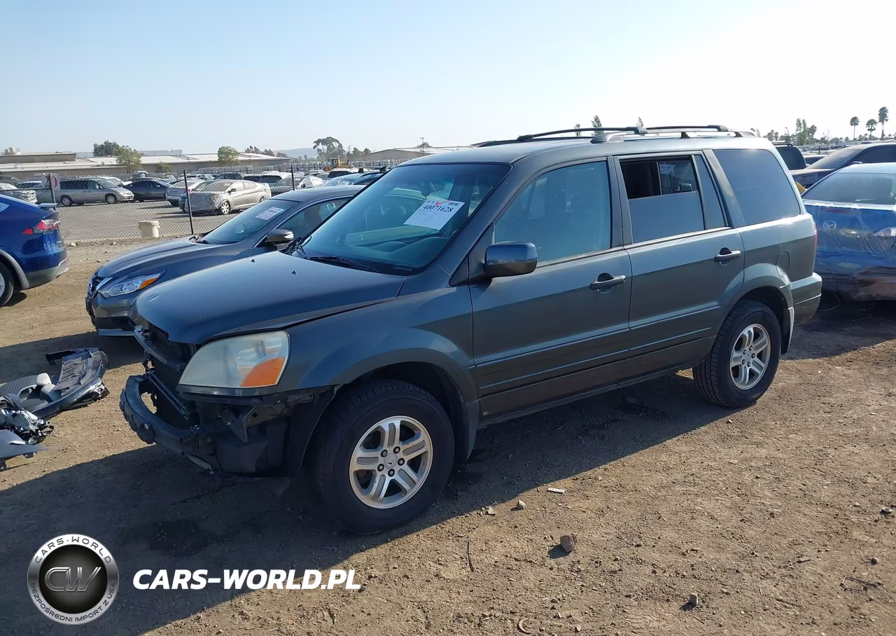 2003 Honda Pilot Ex-L VIN:2HKYF18543H596938 - 2