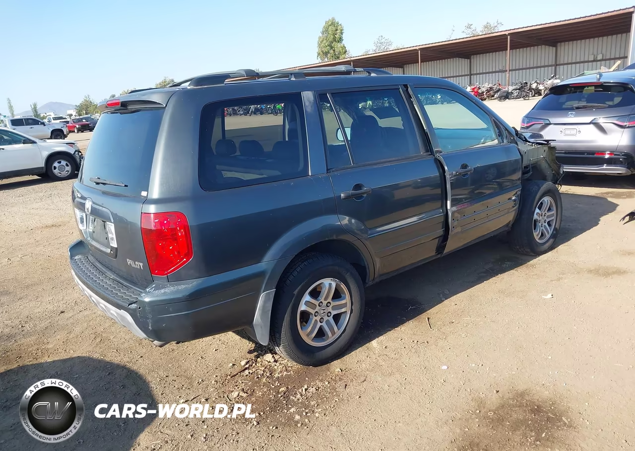 2003 Honda Pilot Ex-L VIN:2HKYF18543H596938 - 4