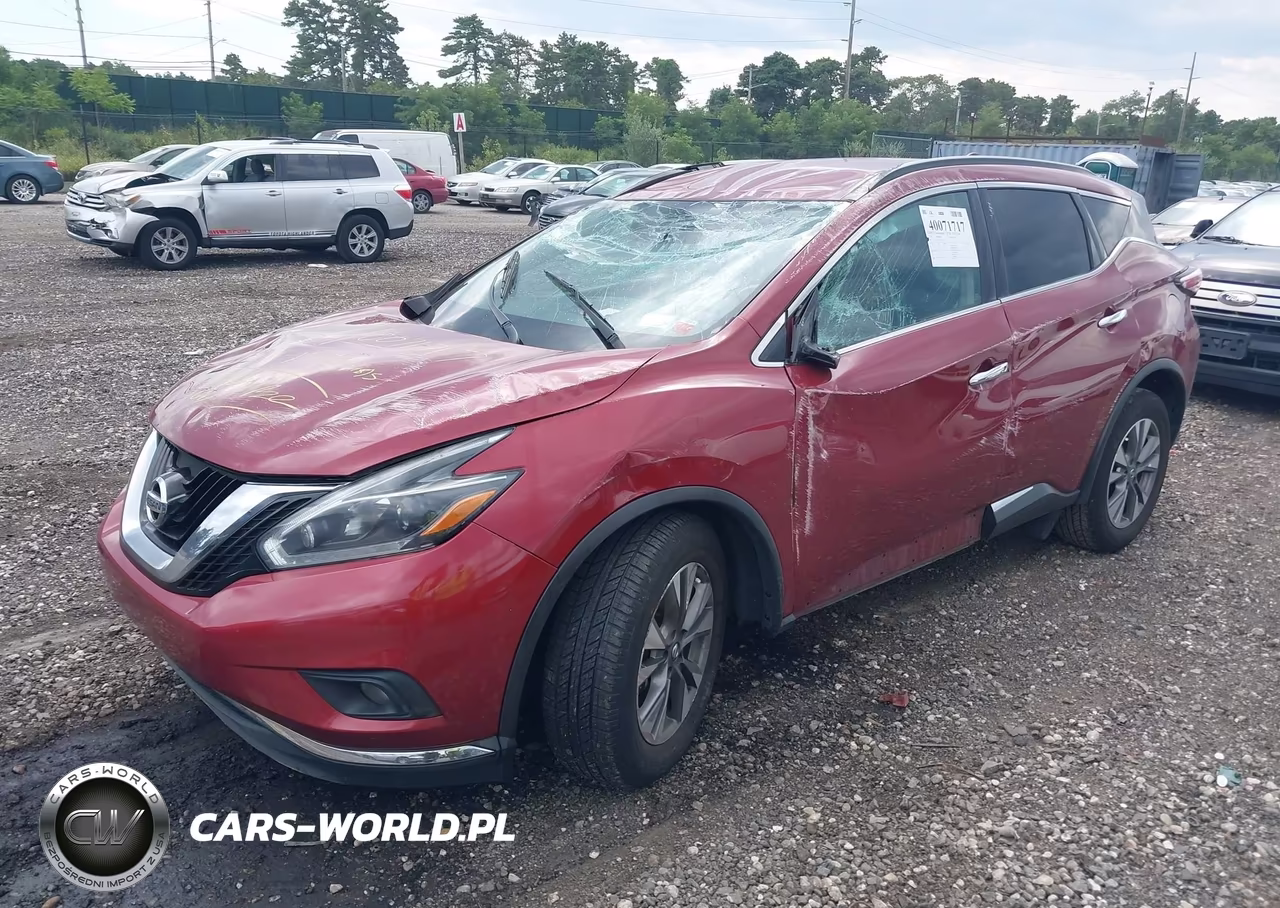 2018 Nissan Murano Sv VIN:5N1AZ2MG1JN117308 - 2