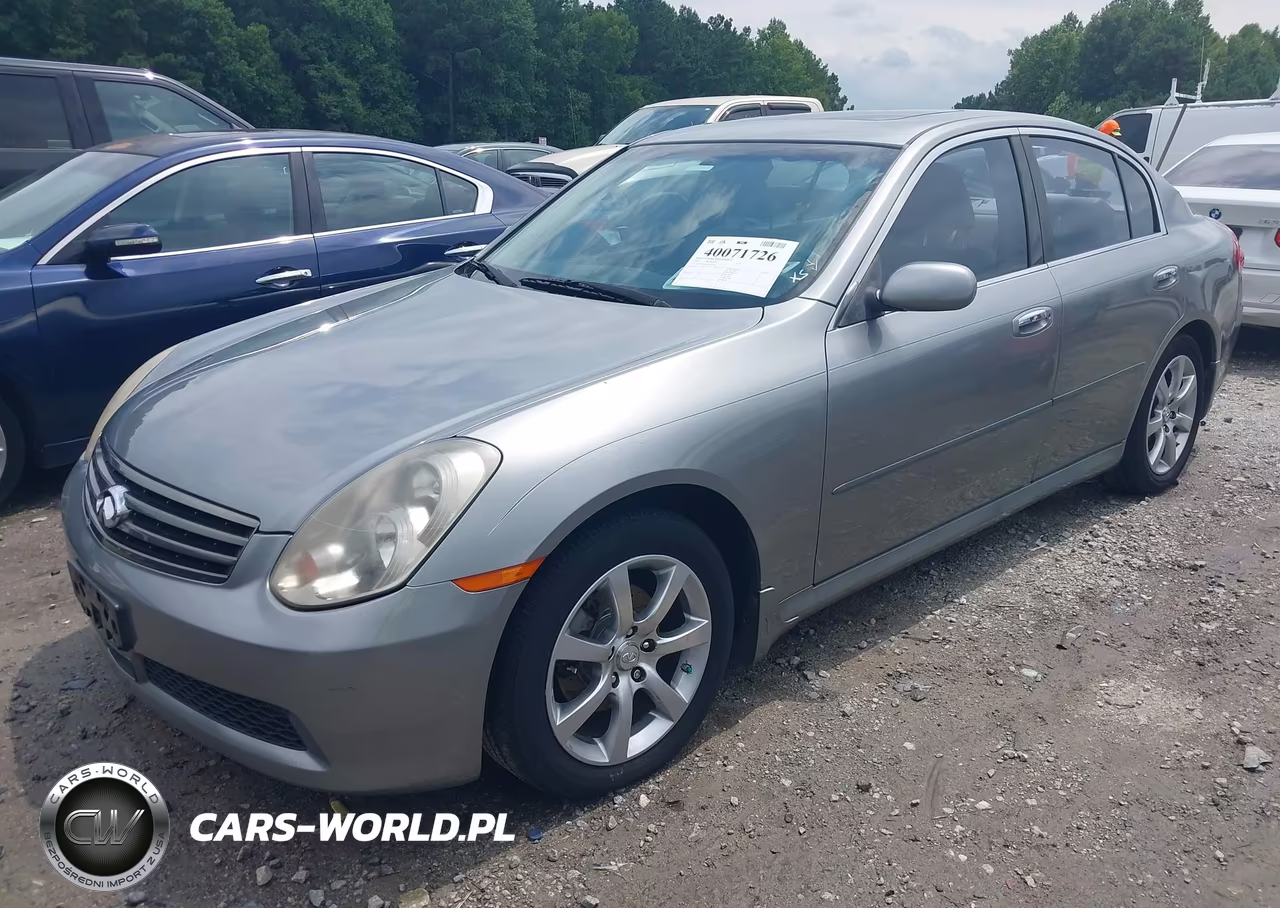 2005 Infiniti G35X VIN:JNKCV51F45M305708 - 2