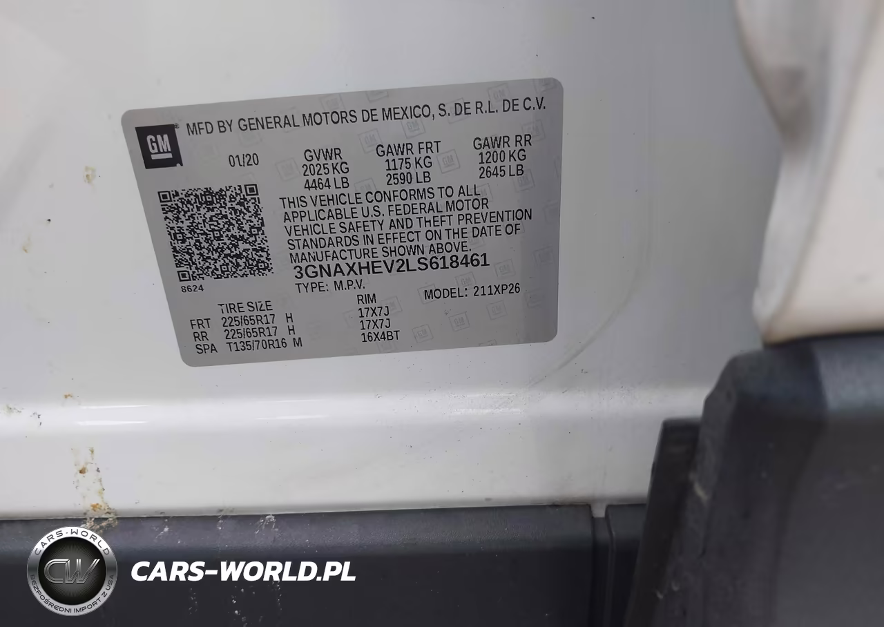 2020 Chevrolet Equinox Fwd Ls VIN:3GNAXHEV2LS618461 - 9