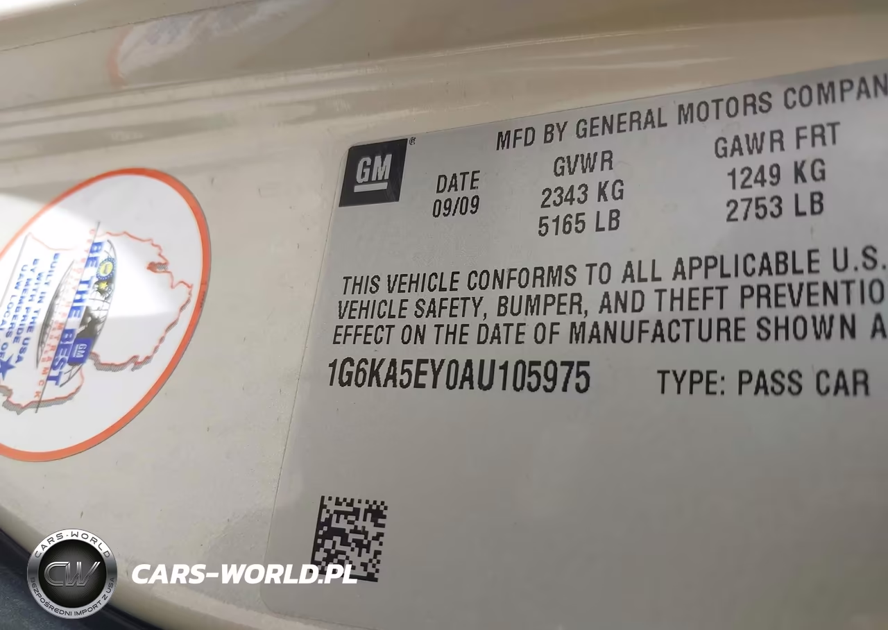 2010 Cadillac Dts Standard VIN:1G6KA5EY0AU105975 - 9