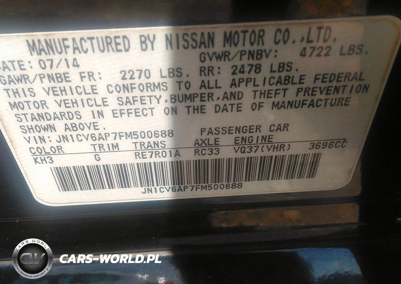 2015 Infiniti Q40 VIN:JN1CV6AP7FM500688 - 9