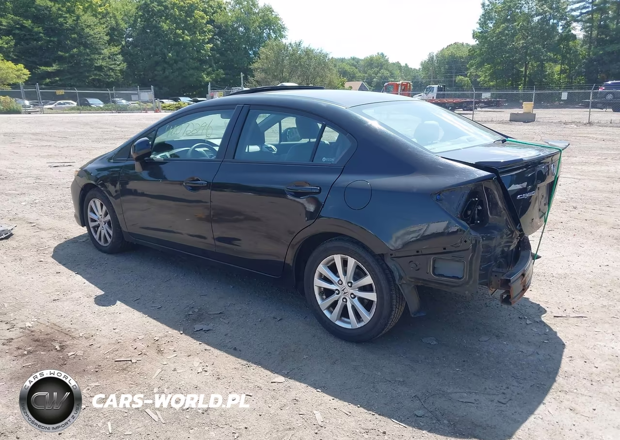2012 Honda Civic Ex VIN:19XFB2F86CE370894 - 3