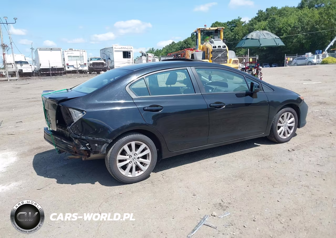 2012 Honda Civic Ex VIN:19XFB2F86CE370894 - 4