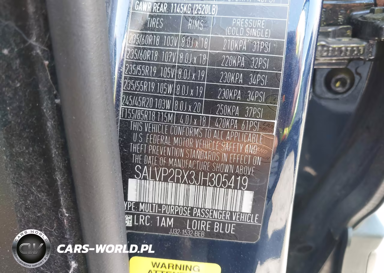 2018 Land Rover Range Rover Evoque Se-Se Premium VIN:SALVP2RX3JH305419 - 9