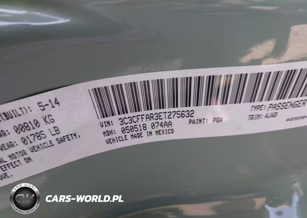 2014 Fiat 500 Pop VIN:3C3CFFAR3ET275632 - 9