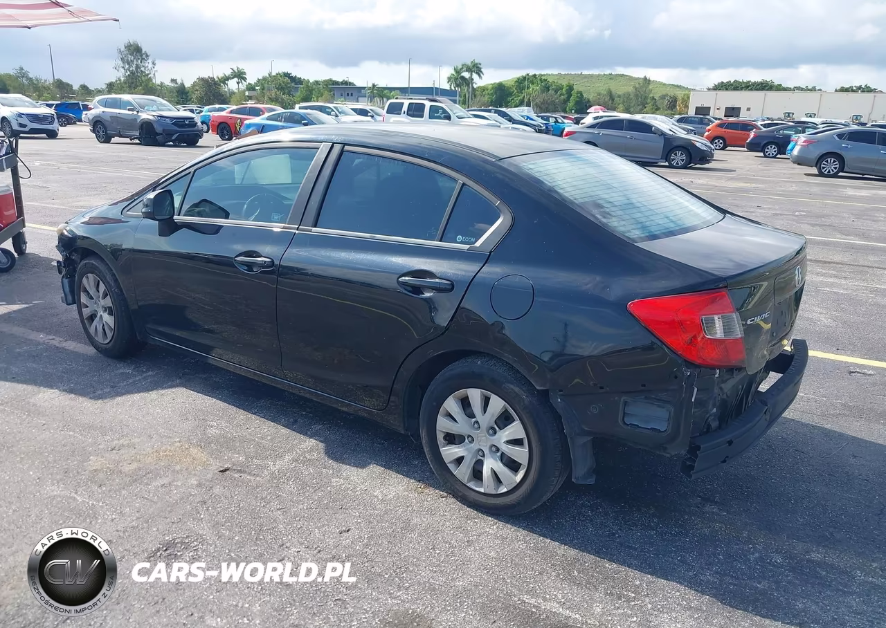 2012 Honda Civic Lx VIN:19XFB2F53CE007443 - 3