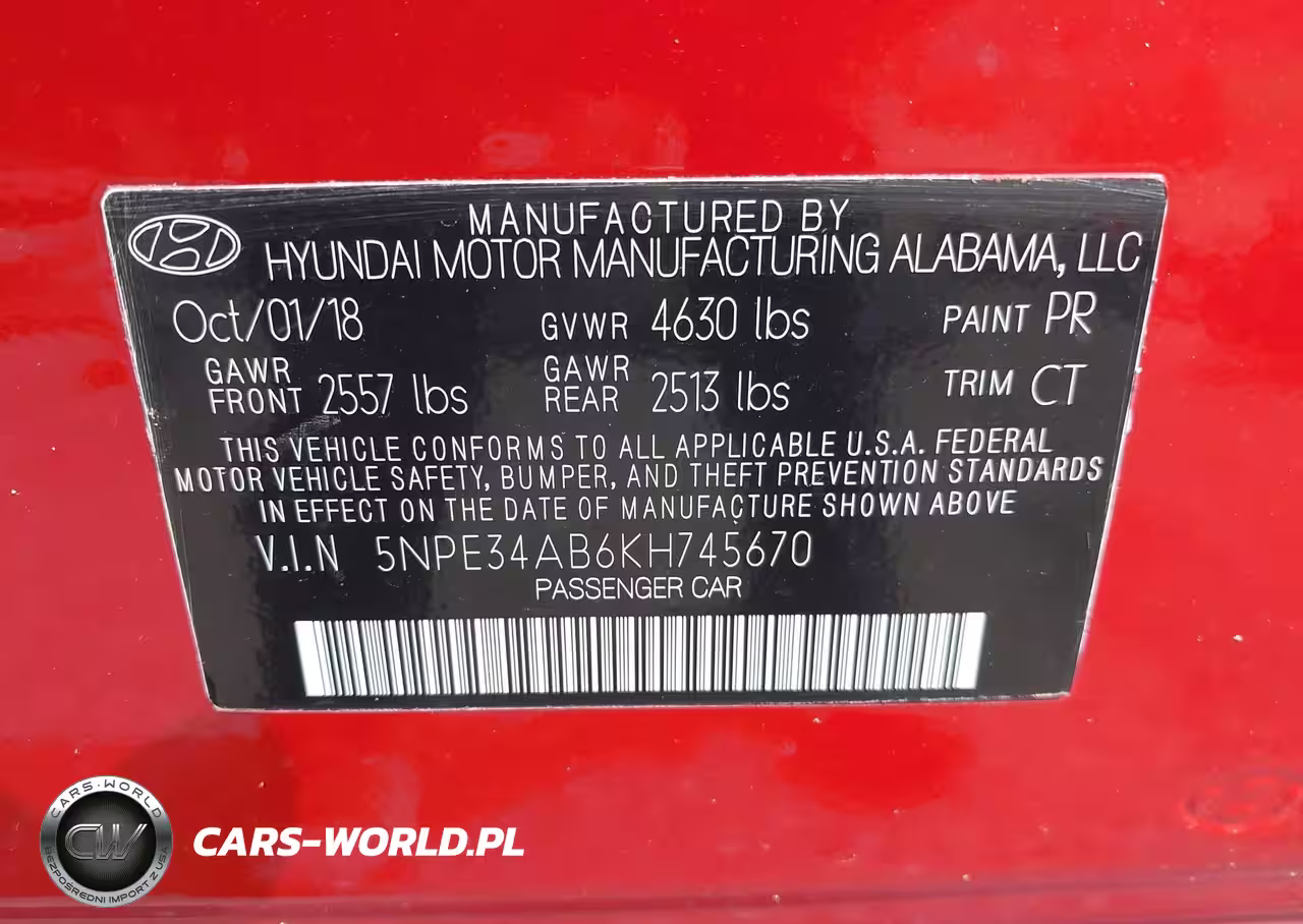 2019 Hyundai Sonata Limited Turbo VIN:5NPE34AB6KH745670 - 9