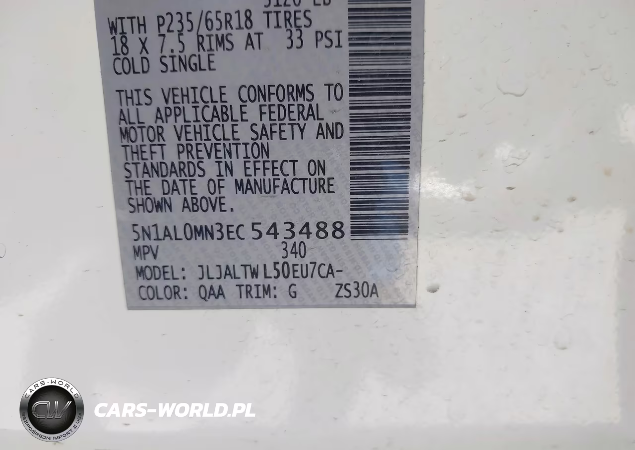 2014 Infiniti Qx60 VIN:5N1AL0MN3EC543488 - 9