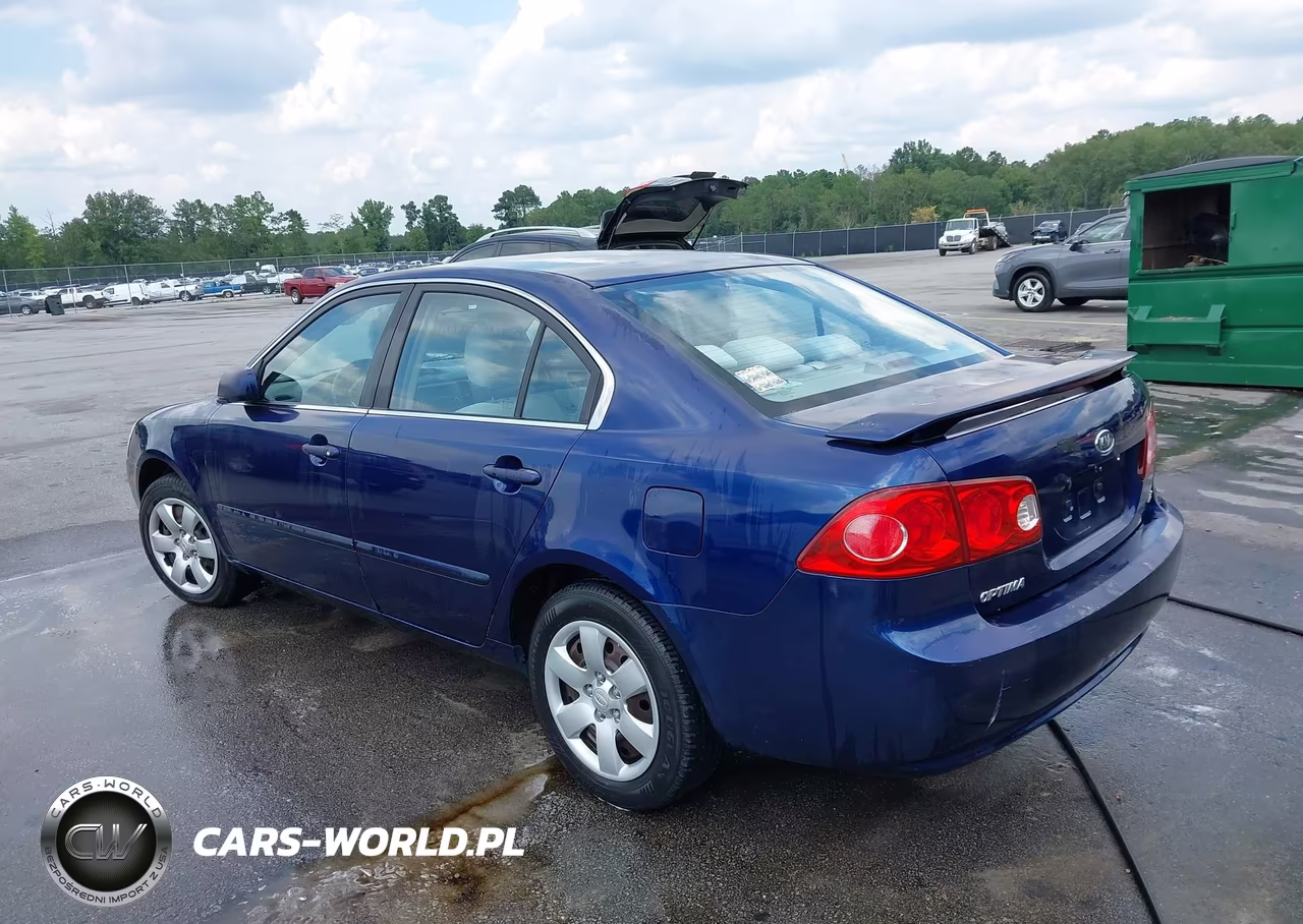 2007 Kia Optima Lx VIN:KNAGE123875145472 - 3