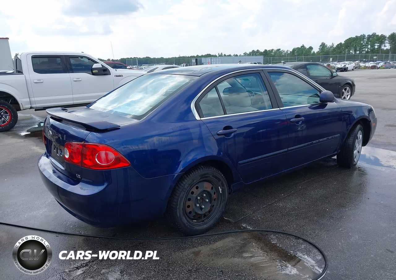 2007 Kia Optima Lx VIN:KNAGE123875145472 - 4