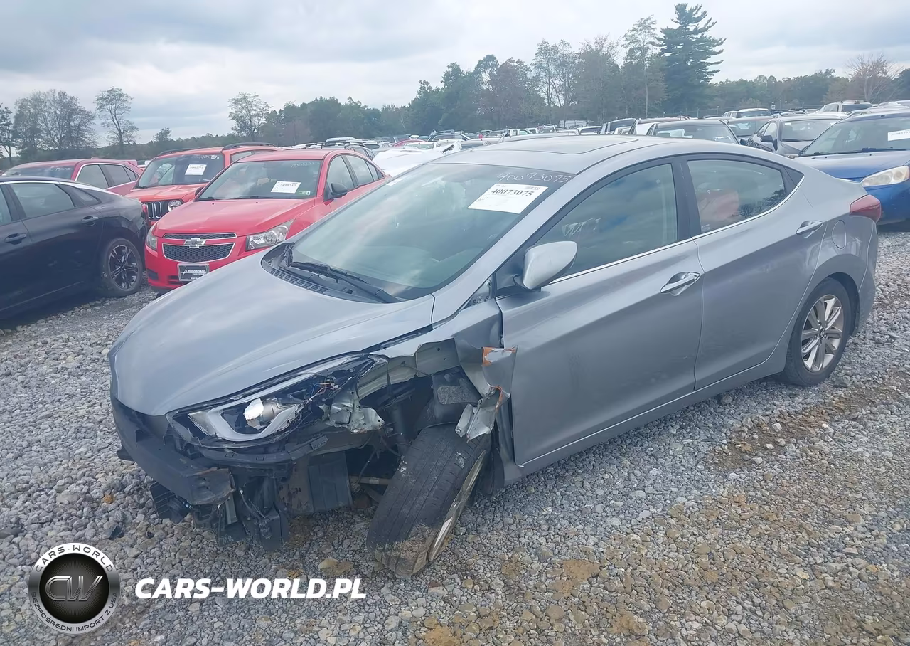 2015 Hyundai Elantra Se VIN:5NPDH4AE1FH617317 - 2