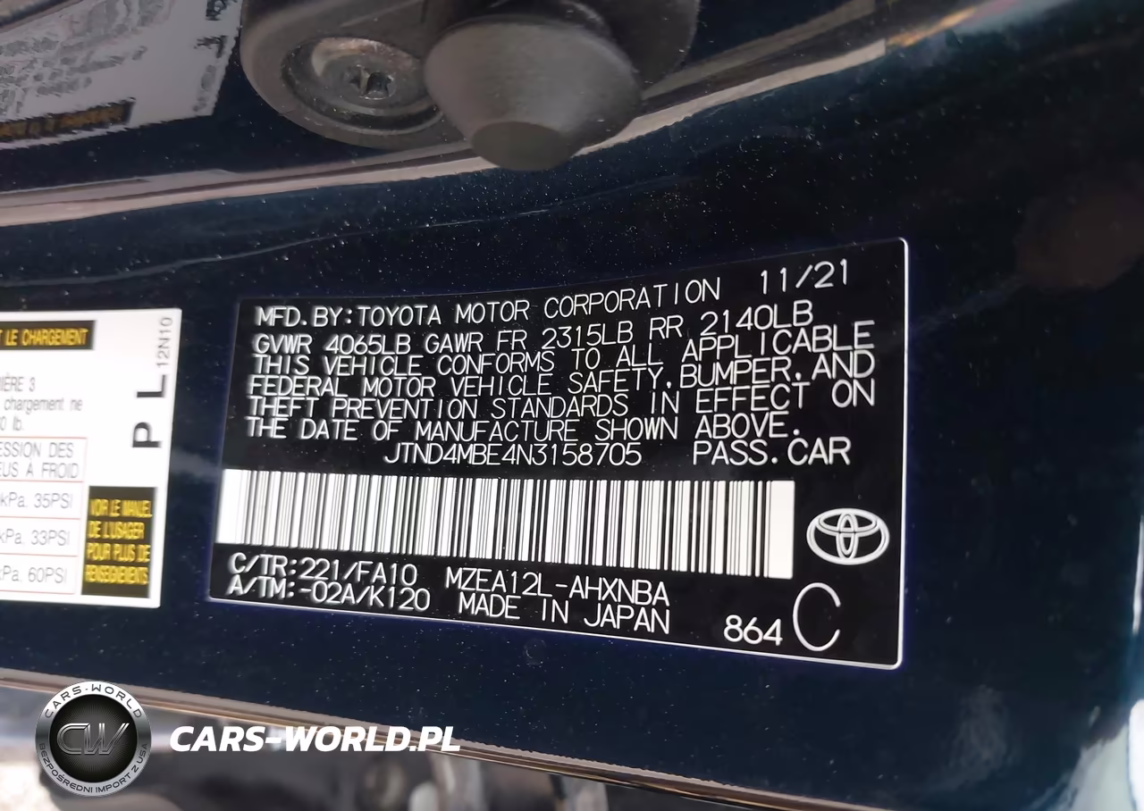 2022 Toyota Corolla Se VIN:JTND4MBE4N3158705 - 9