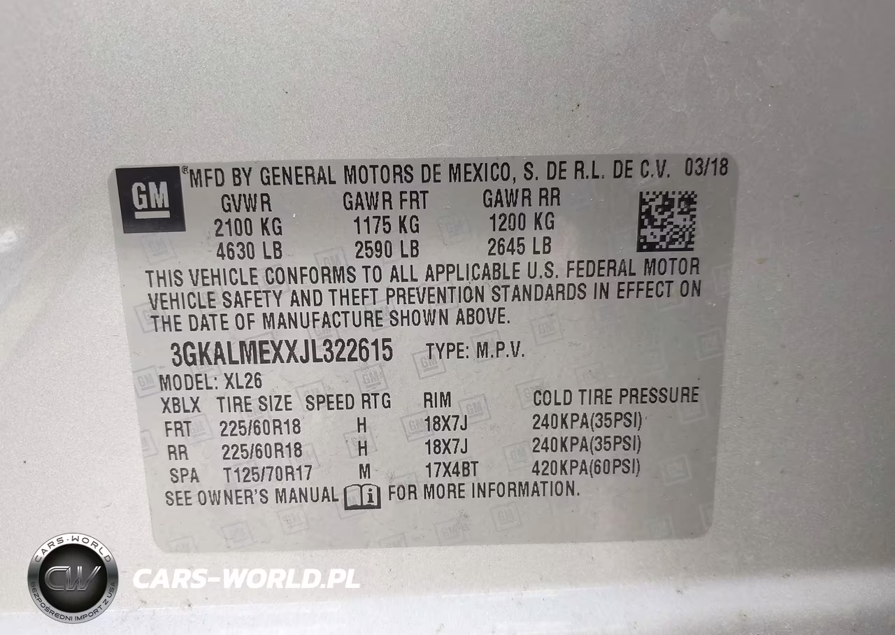 2018 GMC Terrain Sle VIN:3GKALMEXXJL322615 - 9