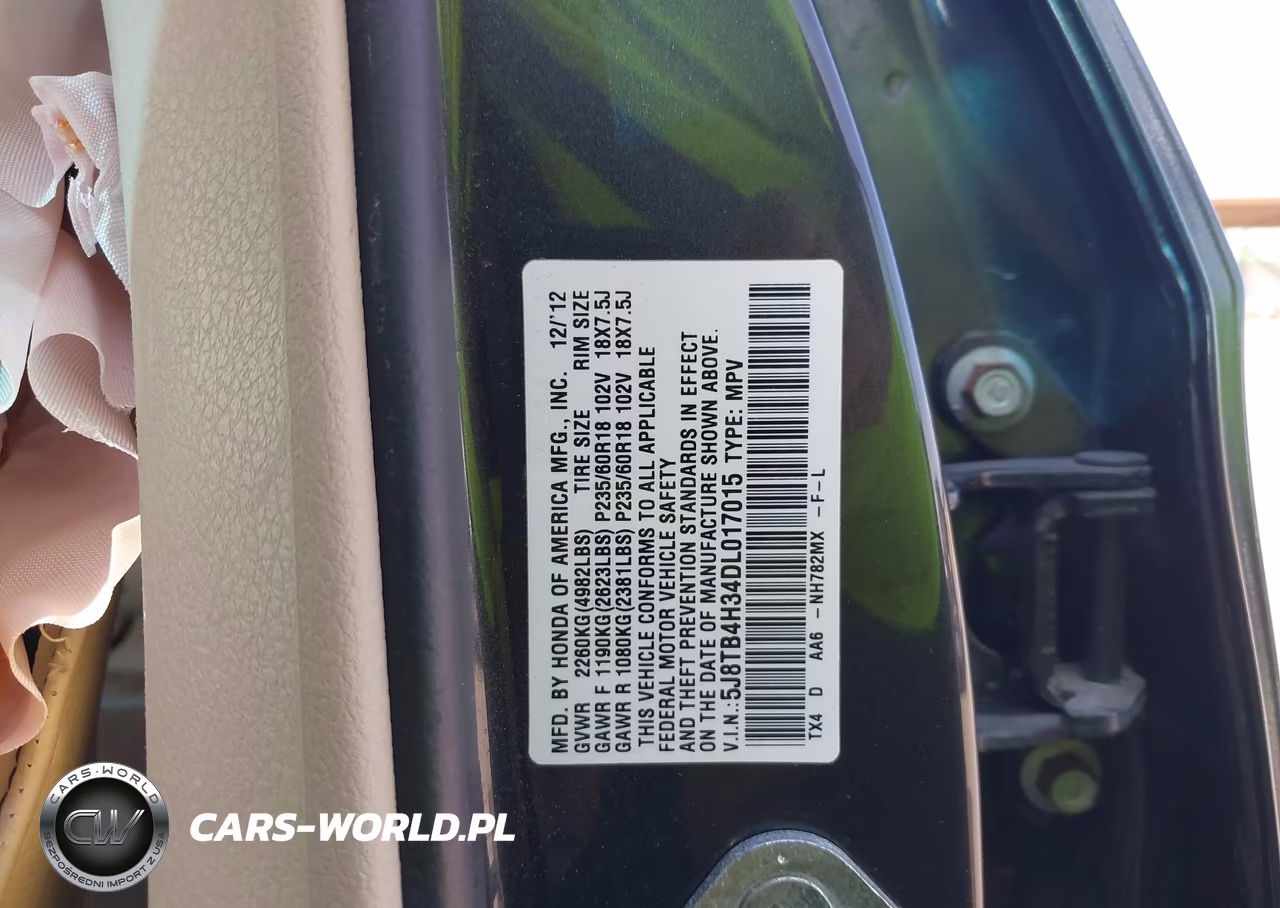 2013 Acura Rdx VIN:5J8TB4H34DL017015 - 9