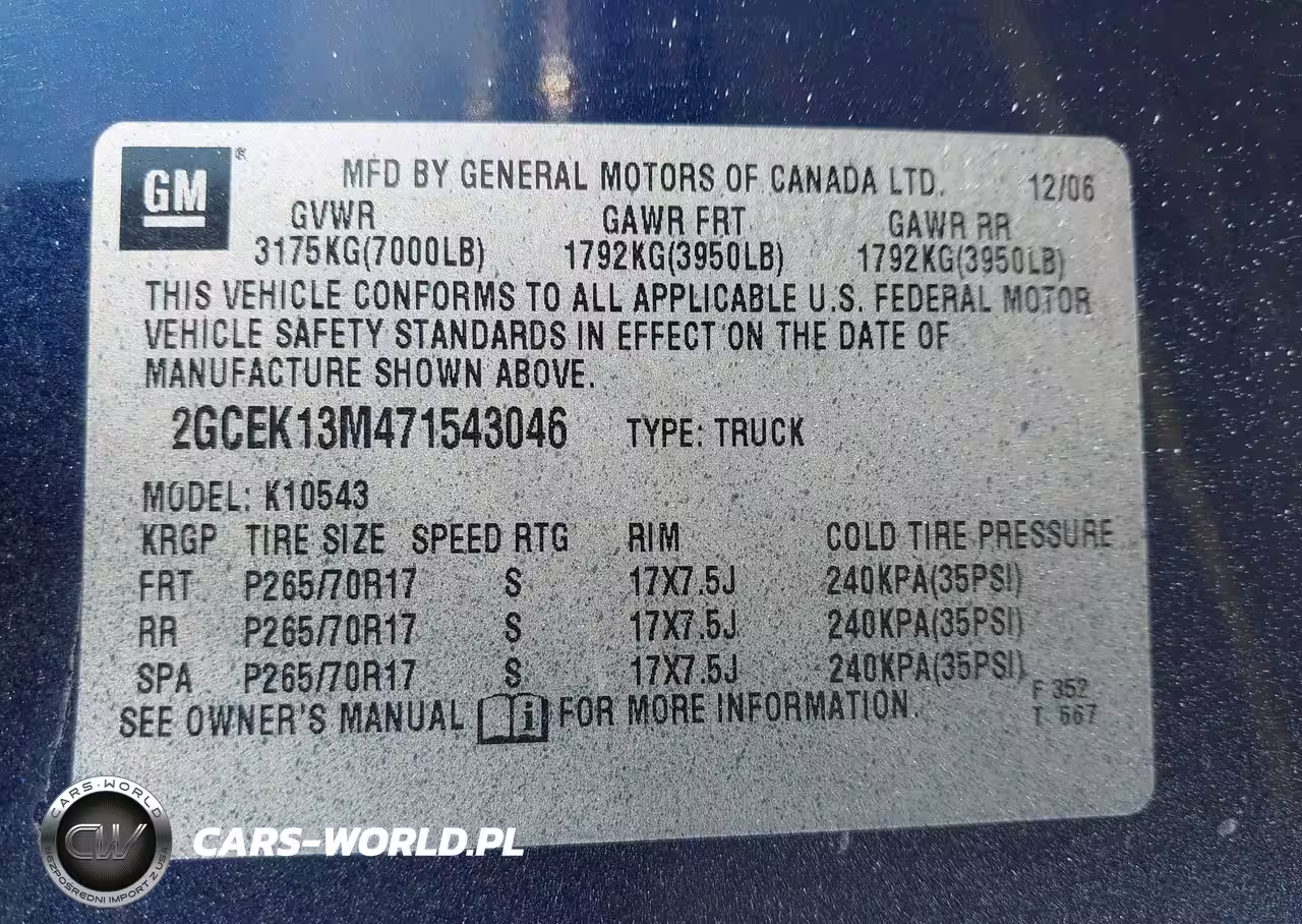 2007 Chevrolet Silverado 1500 Lt1 VIN:2GCEK13M471543046 - 9