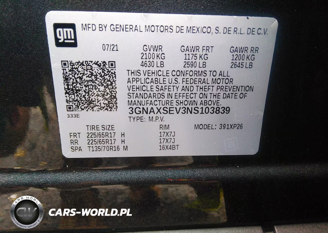 2022 Chevrolet Equinox Awd Ls VIN:3GNAXSEV3NS103839 - 9