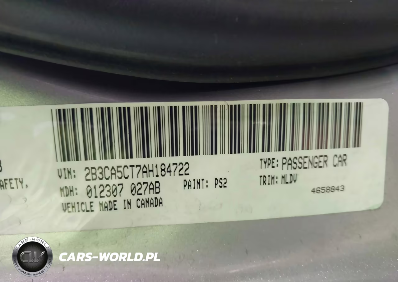 2010 Dodge Charger R-T VIN:2B3CA5CT7AH184722 - 9