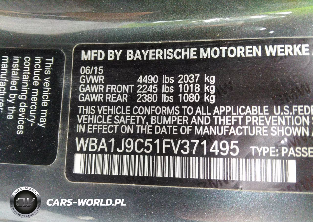 BMW M235 VIN:WBA1J9C51FV371495 - 9