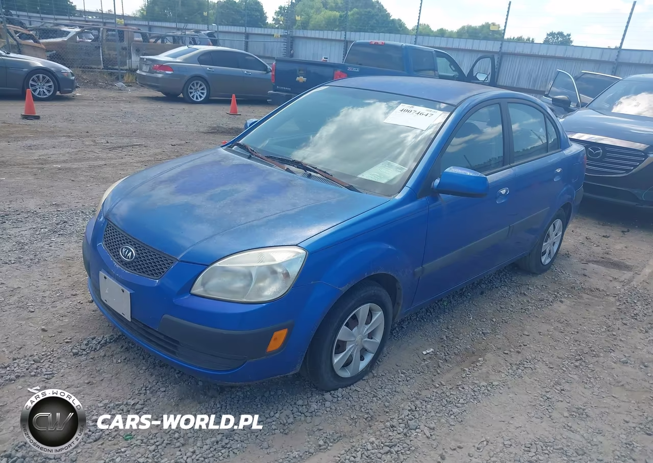 2006 Kia Rio Lx VIN:KNADE123966163734 - 2
