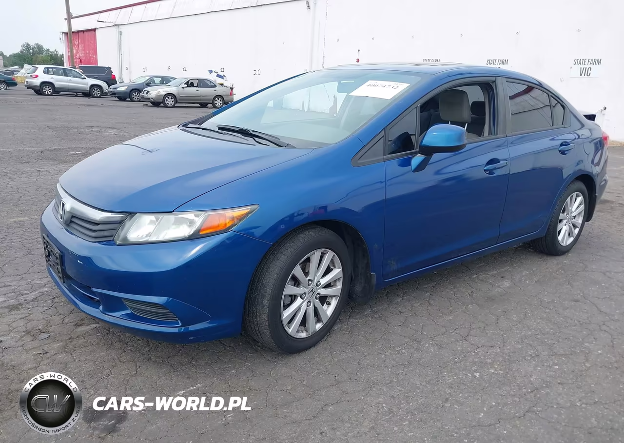 2012 Honda Civic Ex VIN:2HGFB2F81CH512509 - 2