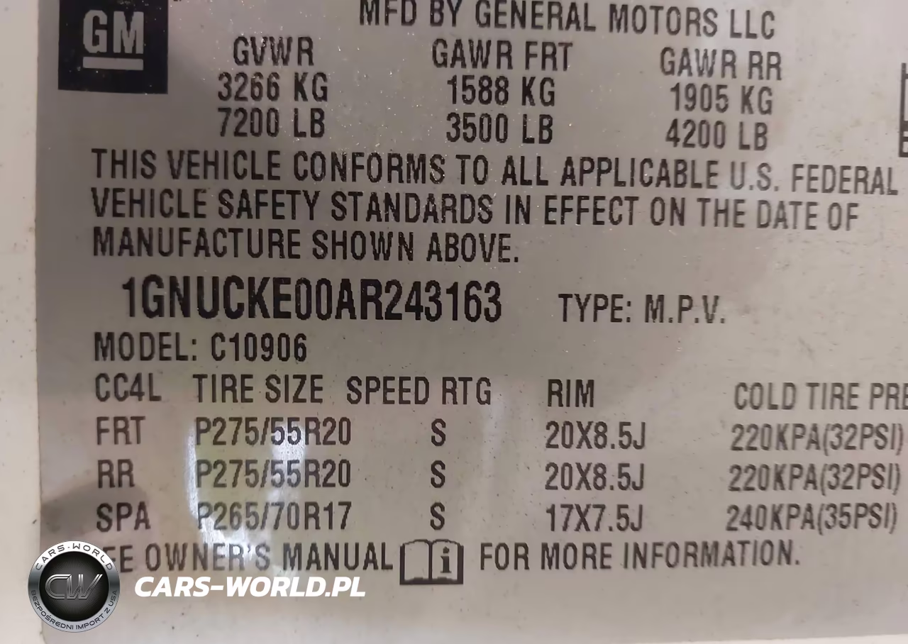 2010 Chevrolet Suburban 1500 Ltz VIN:1GNUCKE00AR243163 - 9