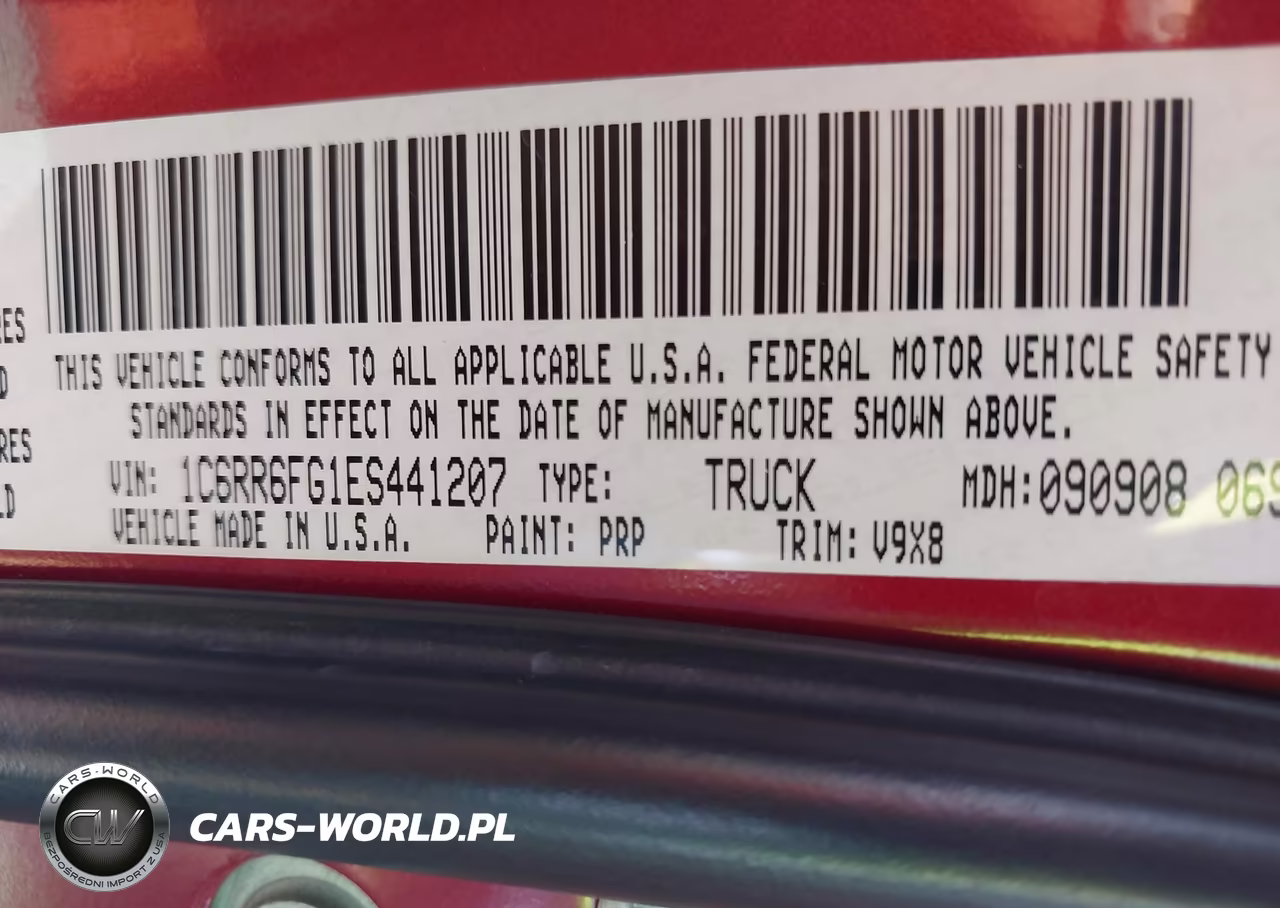 2014 Ram 1500 Tradesman VIN:1C6RR6FG1ES441207 - 9
