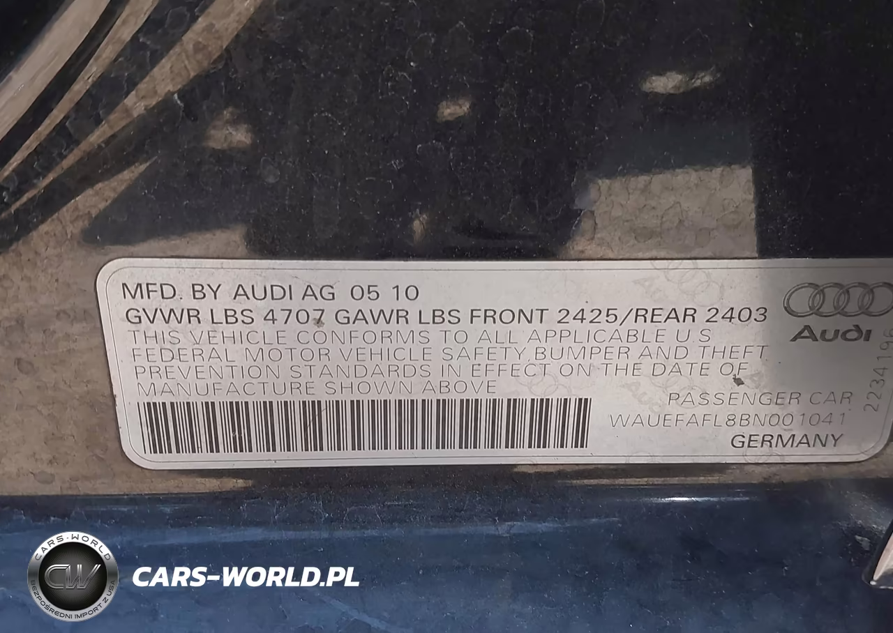 2011 Audi A4 2.0T Premium VIN:WAUEFAFL8BN001041 - 9