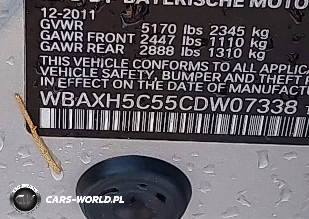 2012 BMW 528I xDrive VIN:WBAXH5C55CDW07338 - 9