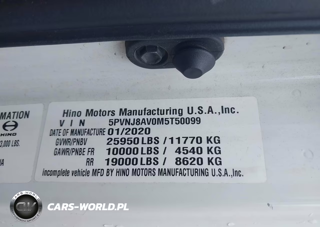 2021 Hino 238-258-268 VIN:5PVNJ8AV0M5T50099 - 8