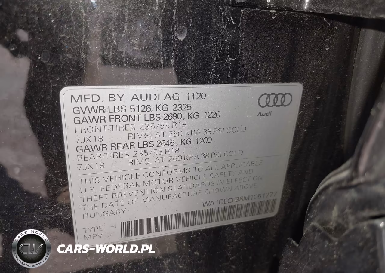 2021 Audi Q3 Premium 45 Tfsi S Line Quattro Tiptronic VIN:WA1DECF38M1051777 - 9