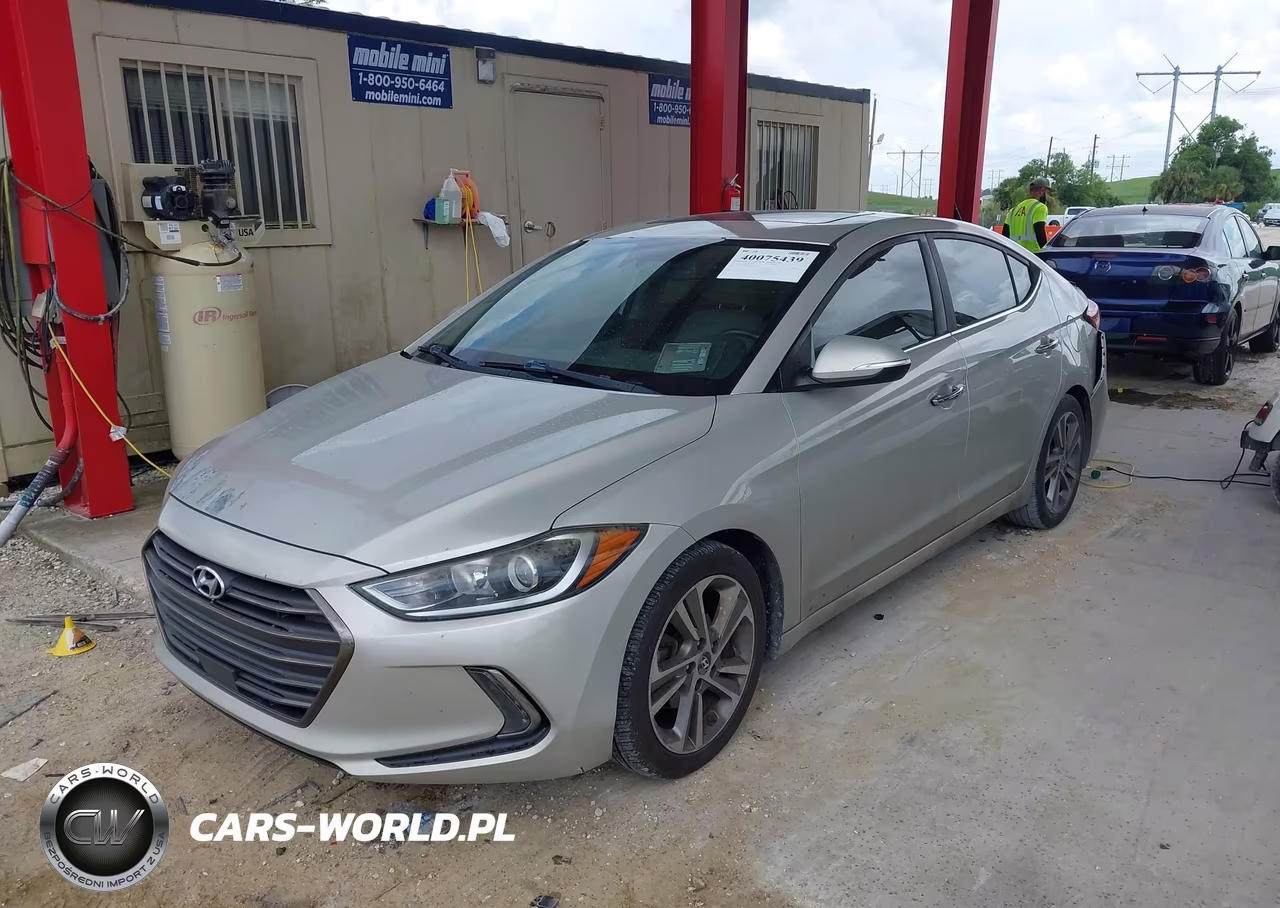 2017 Hyundai Elantra Limited VIN:5NPD84LF3HH069801 - 2