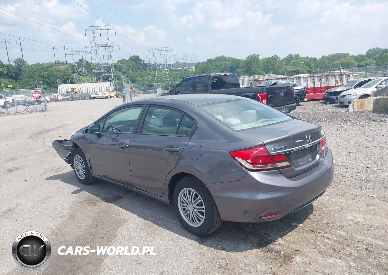 2015 Honda Civic Lx VIN:2HGFB2F5XFH510803 - 3