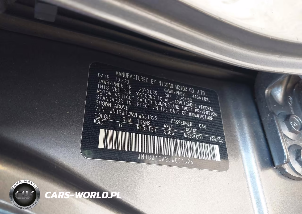 2020 Nissan Rogue Sport S Awd Xtronic Cvt VIN:JN1BJ1CW2LW651825 - 9