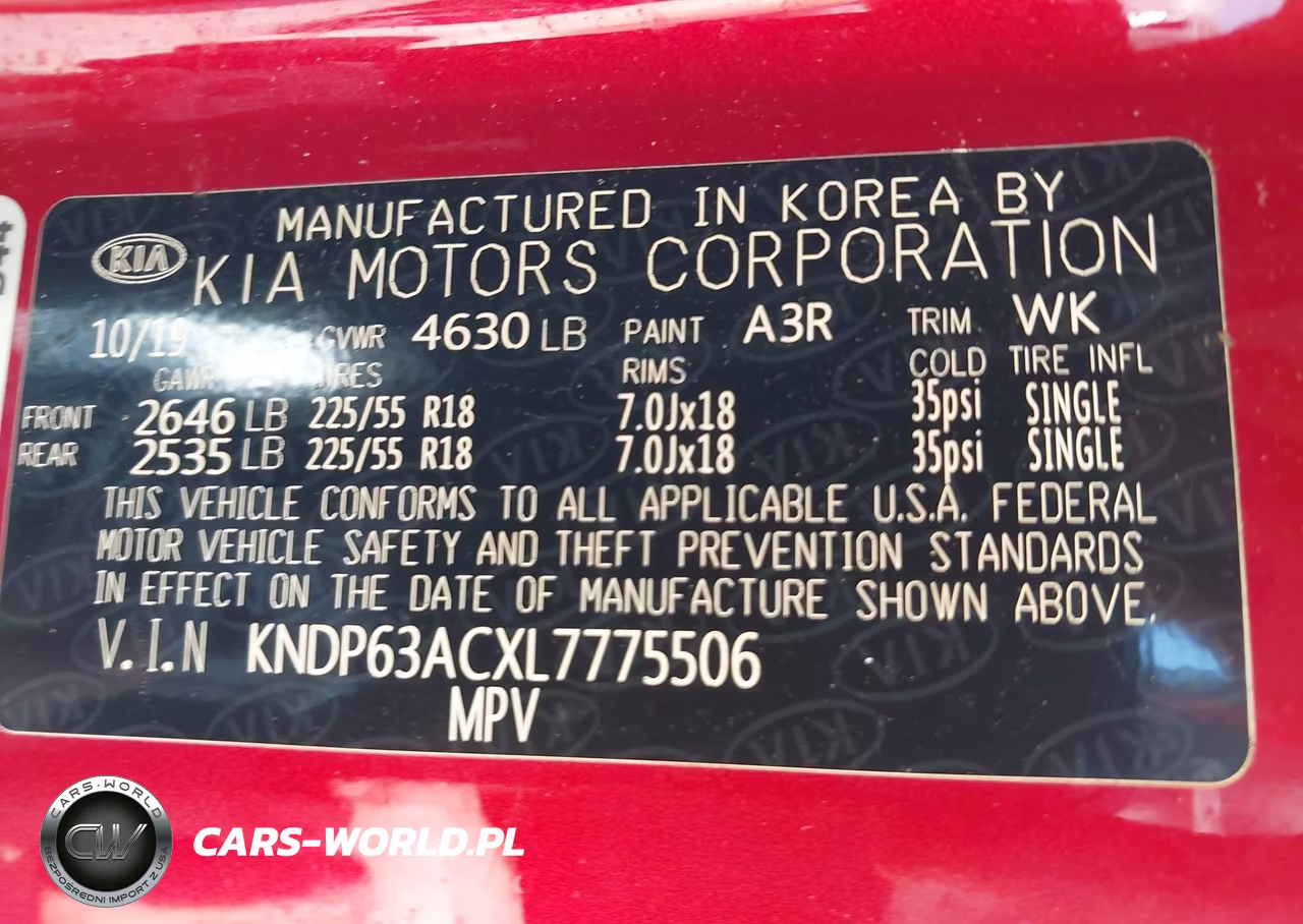 2020 Kia Sportage S VIN:KNDP63ACXL7775506 - 9
