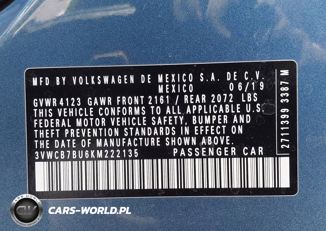 2019 Volkswagen Jetta 1.4T R-Line-1.4T S-1.4T Se VIN:3VWCB7BU6KM222135 - 9