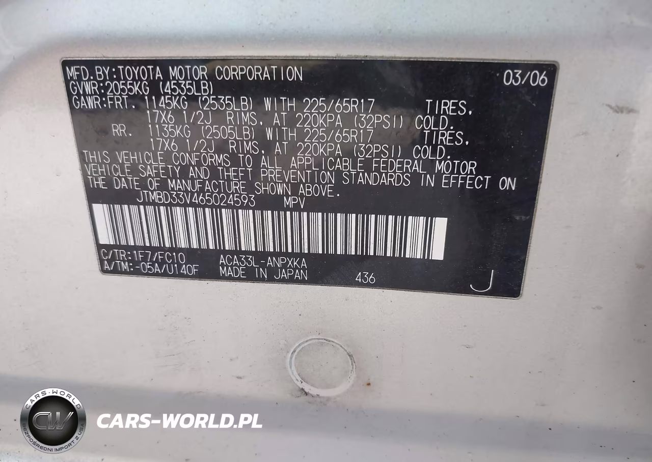 2006 Toyota Rav4 VIN:JTMBD33V465024593 - 9