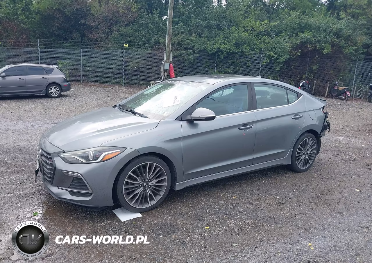2017 Hyundai Elantra Sport VIN:KMHD04LB9HU292026 - 2