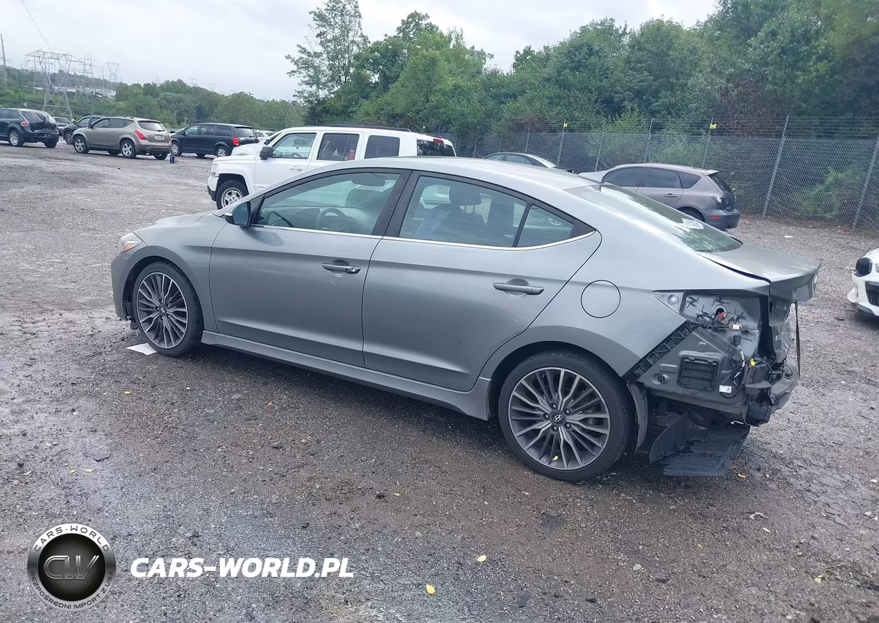 2017 Hyundai Elantra Sport VIN:KMHD04LB9HU292026 - 3