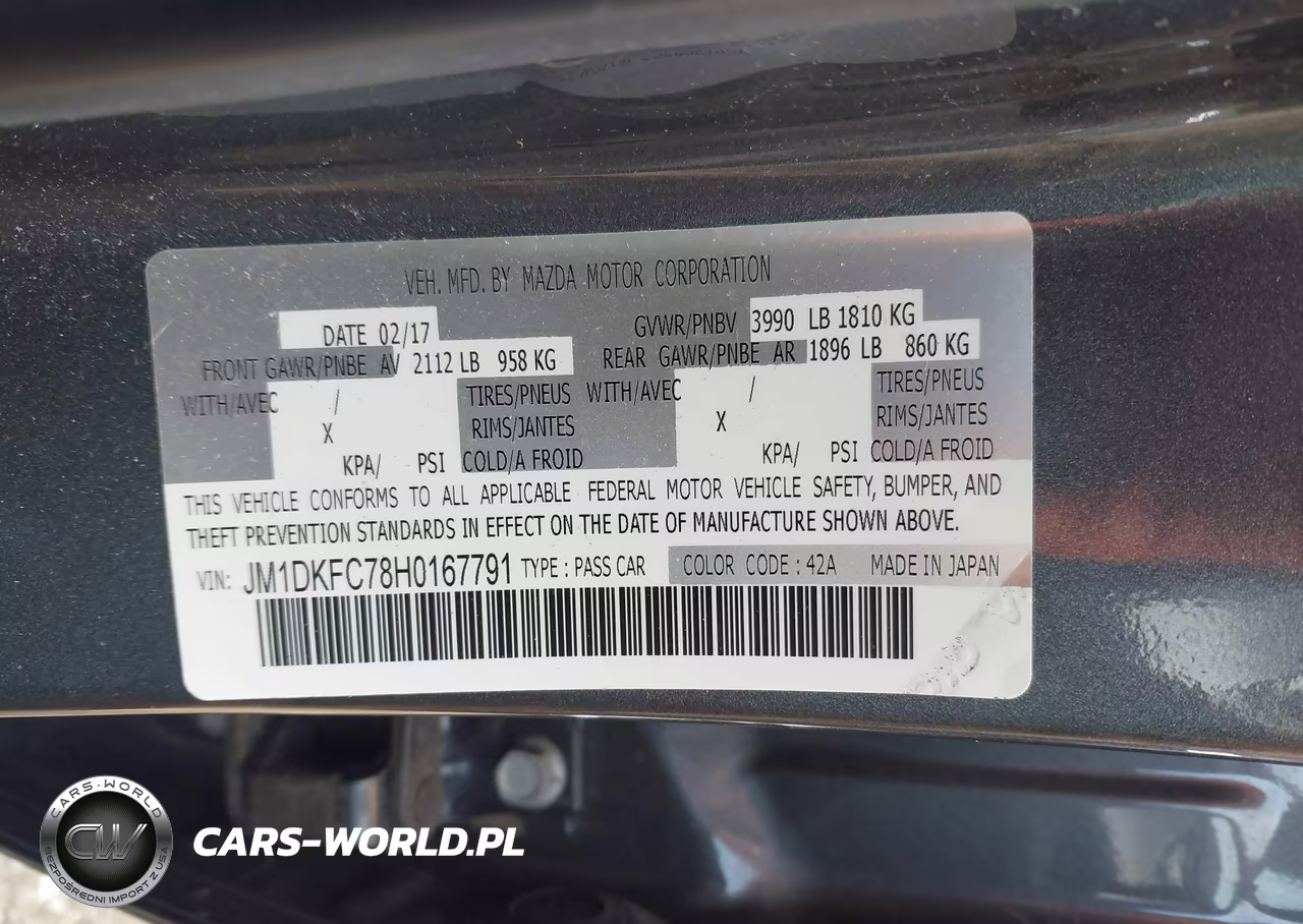 2017 Mazda Cx-3 Touring VIN:JM1DKFC78H0167791 - 9