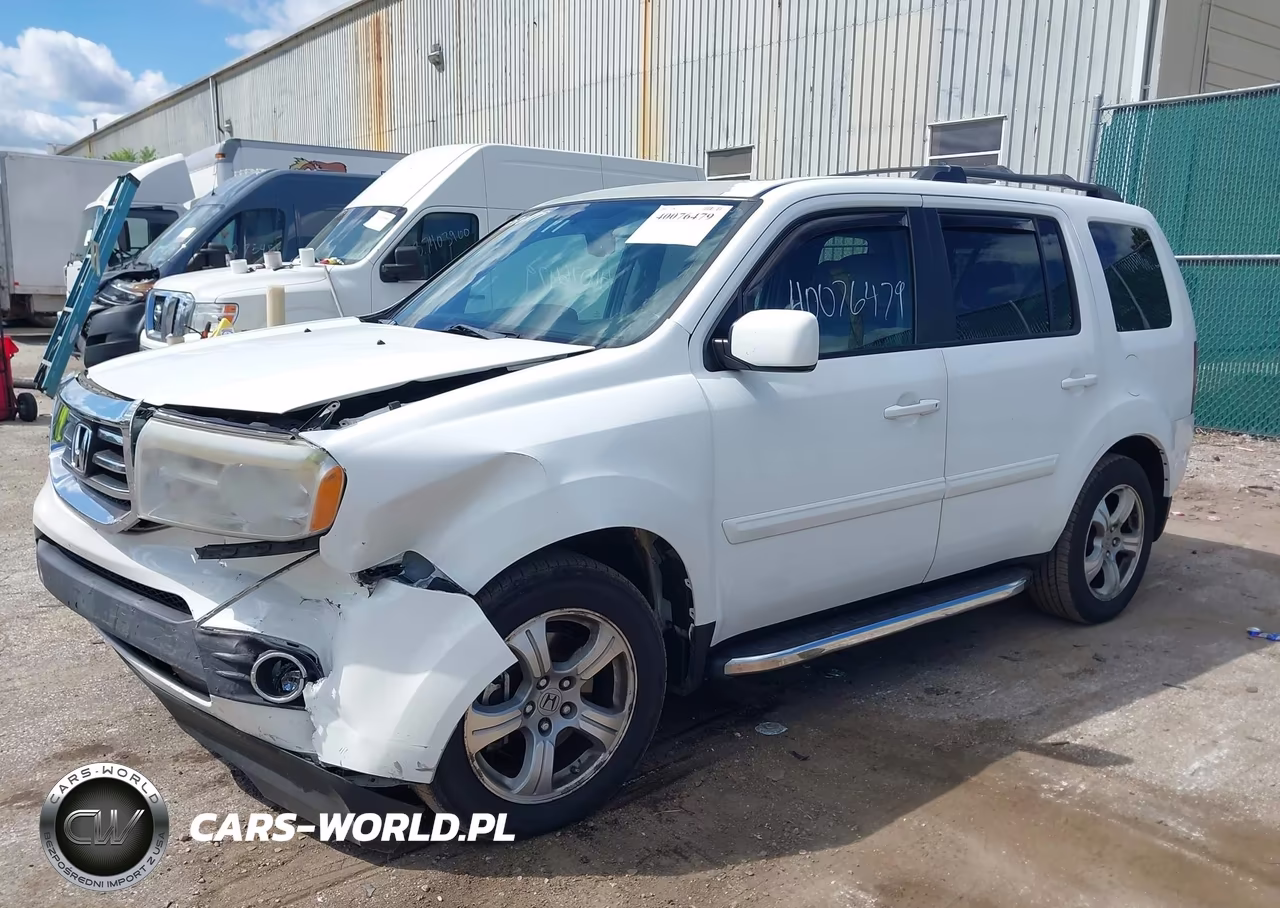 2014 Honda Pilot Ex-L VIN:5FNYF4H75EB050833 - 2