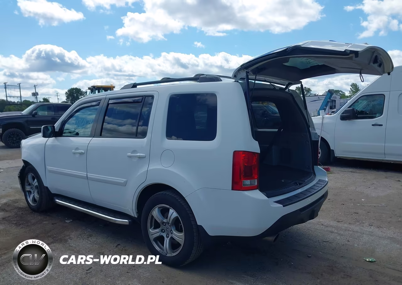 2014 Honda Pilot Ex-L VIN:5FNYF4H75EB050833 - 3