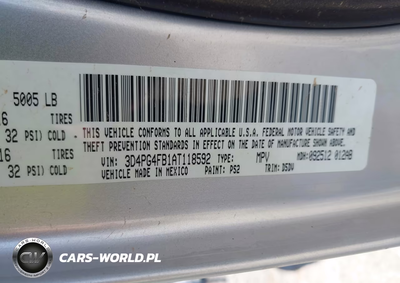 2010 Dodge Journey Se VIN:3D4PG4FB1AT118592 - 9