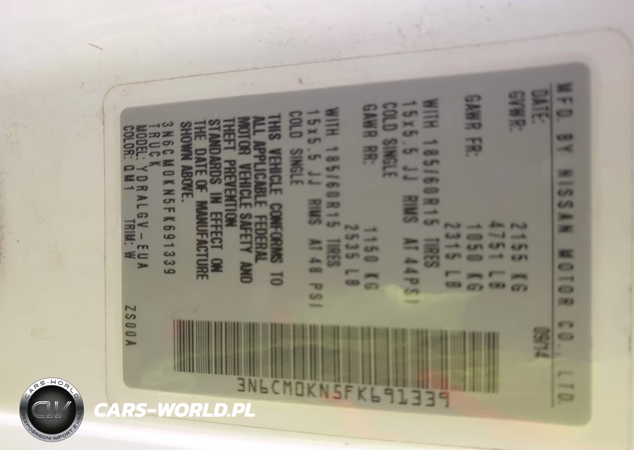 2015 Nissan Nv200 S-Sv VIN:3N6CM0KN5FK691339 - 9
