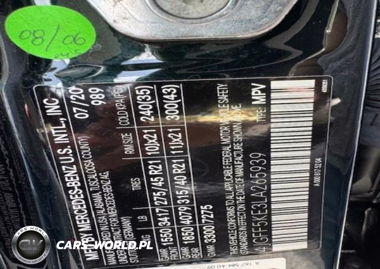 2020 Mercedes-Benz Gls 450 4Matic VIN:4JGFF5KE3LA265939 - 8
