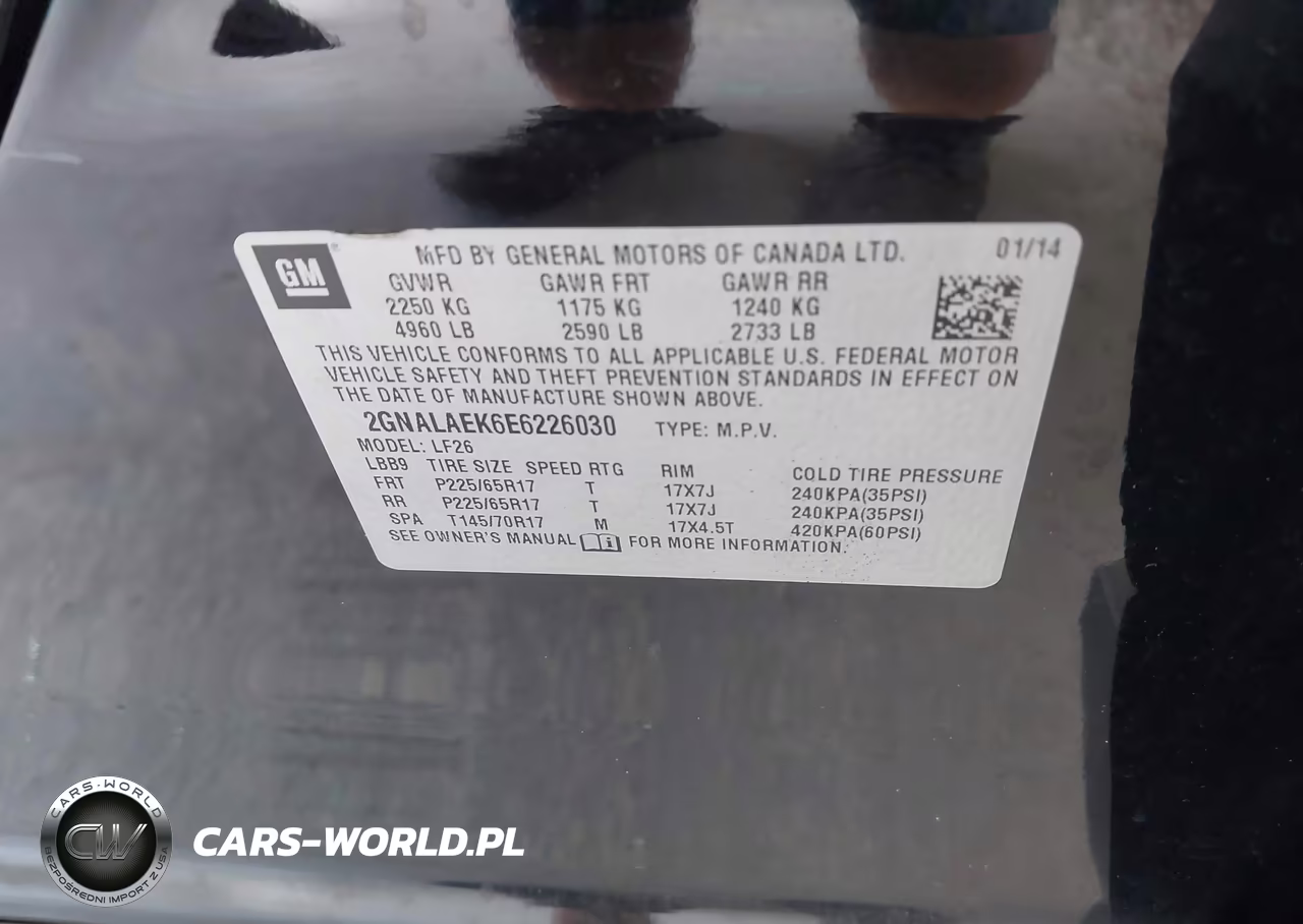 2014 Chevrolet Equinox Ls VIN:2GNALAEK6E6226030 - 9