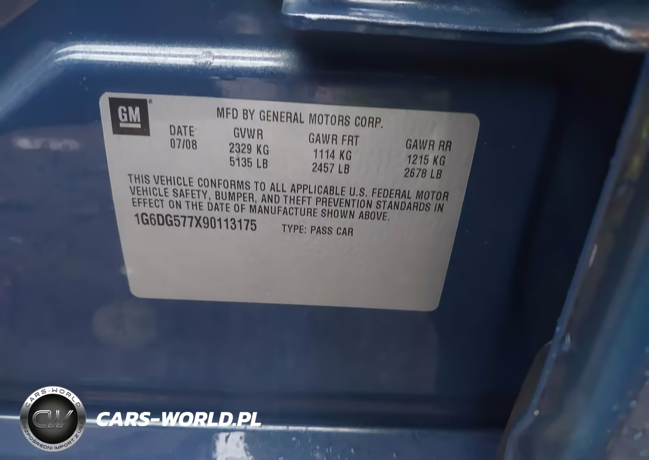 2009 Cadillac Cts VIN:1G6DG577X90113175 - 9