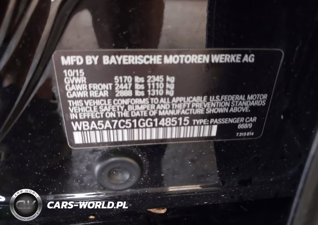 2016 BMW 528I xDrive VIN:WBA5A7C51GG148515 - 9